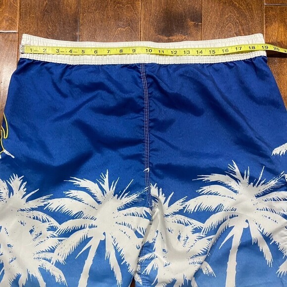 Corona Cerveza Swimming Board Trunks Shorts Blue White Men's Size Extra Large - Picture 6 of 8